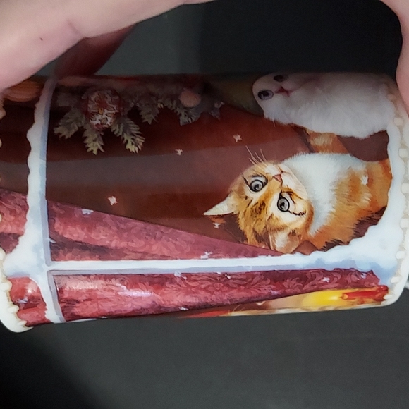 Cat Lovers Mug w/Matching Spoon Set,Great Gift EUC. - Picture 2 of 6